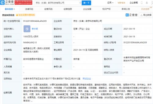 京東關聯(lián)企業(yè)成立數字科技新公司,經營范圍含動漫動畫設計等